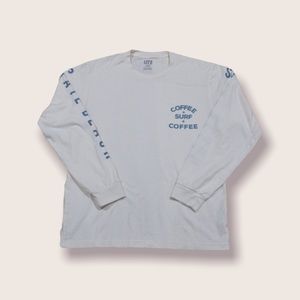 Uniqlo Coffee + Surf + Coffee Long Sleeve Shirt